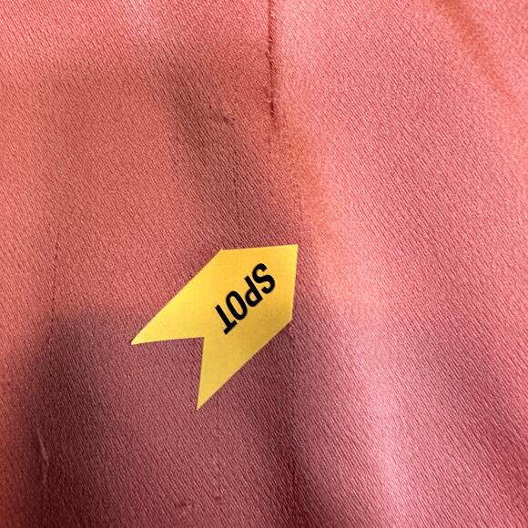 Jonathan SIMKHAI Mae Draped Satin Mini Skirt Coral Size 4 Ruched Cocktail NEW - Picture 10 of 11